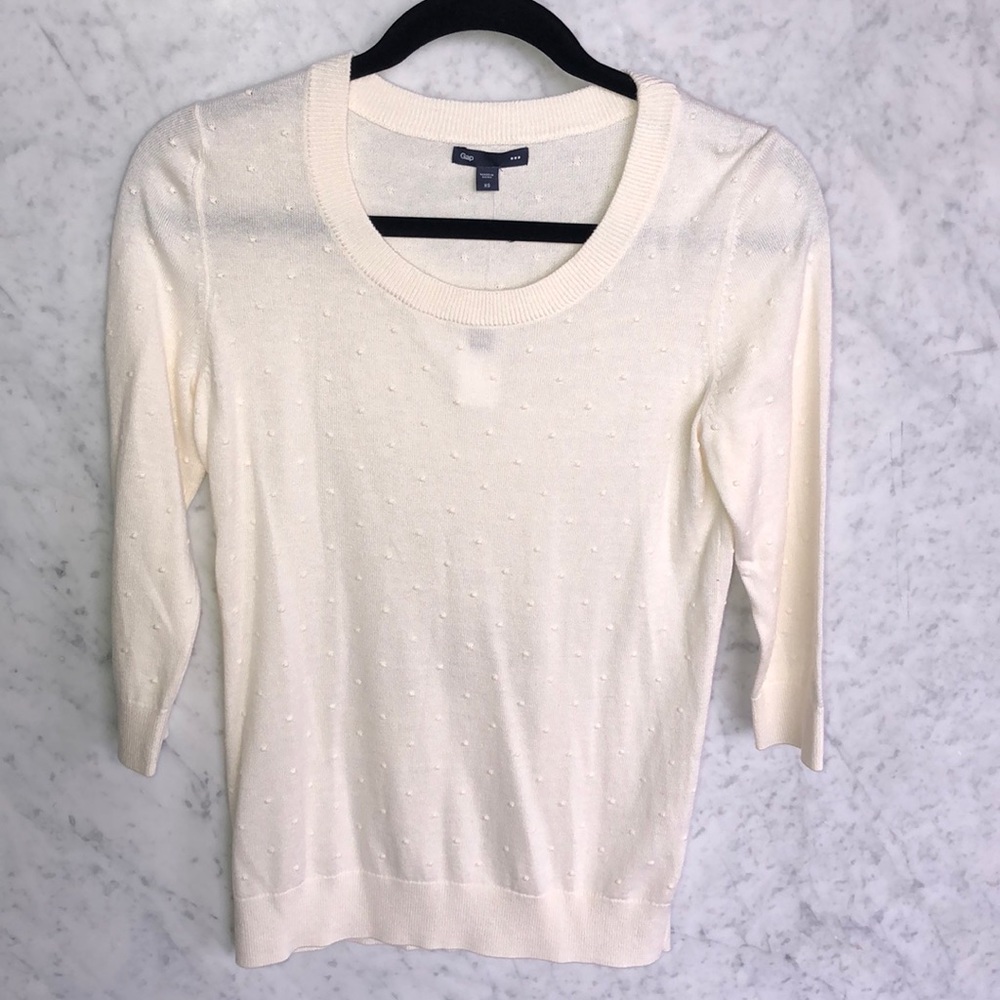 GAP cream sweater